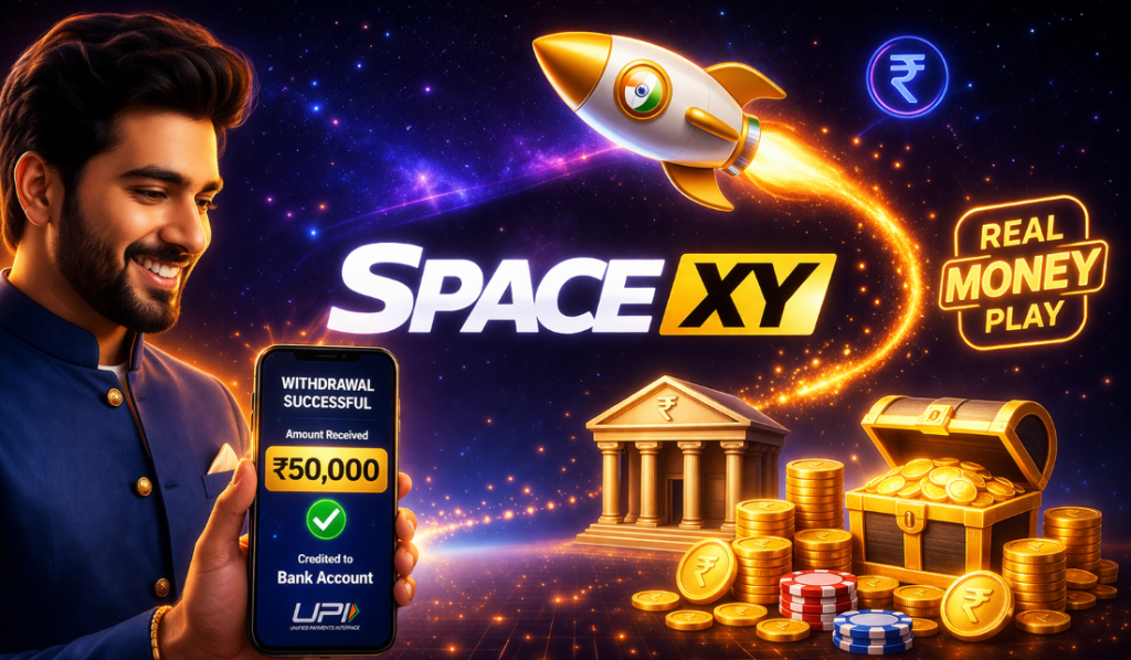 Space XY crash game for real money play